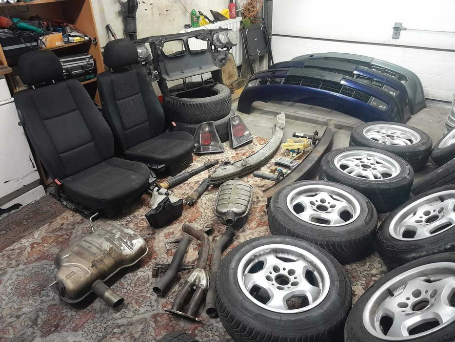 JESZCZE TANIEJ! Wszystkie części BMW E46 N42B18 wnętrze,silnik,buda