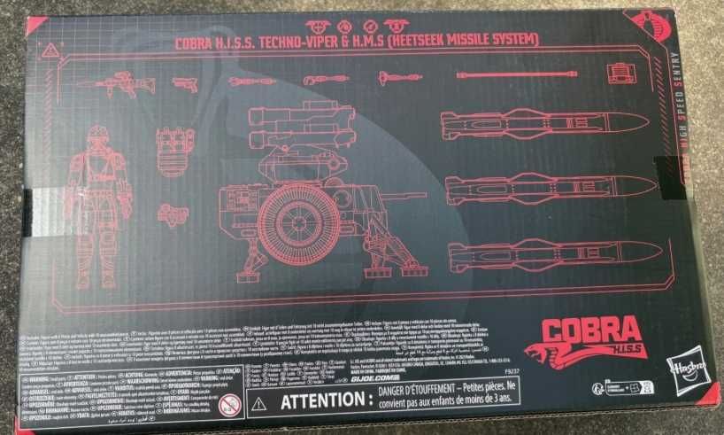 GI Joe GIJOE Classified Cobra Techno-Viper & H.M.S. #111 (NOVO SELADO)