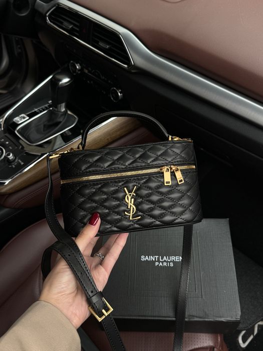 Torebka Saint Laurent vanity black