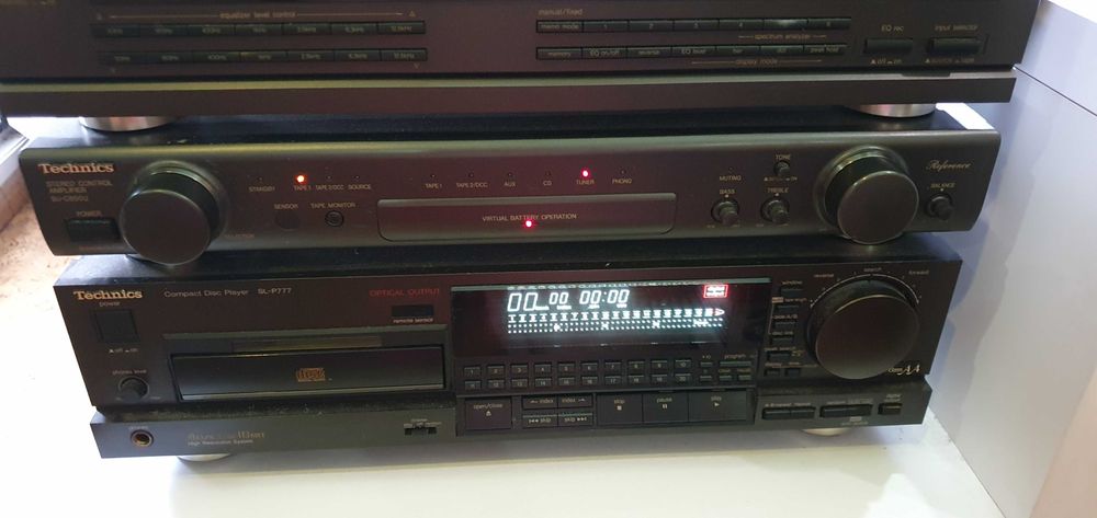 Wieża Technics 100% Sprawna Stan B. Dobry + 4-Kolumny