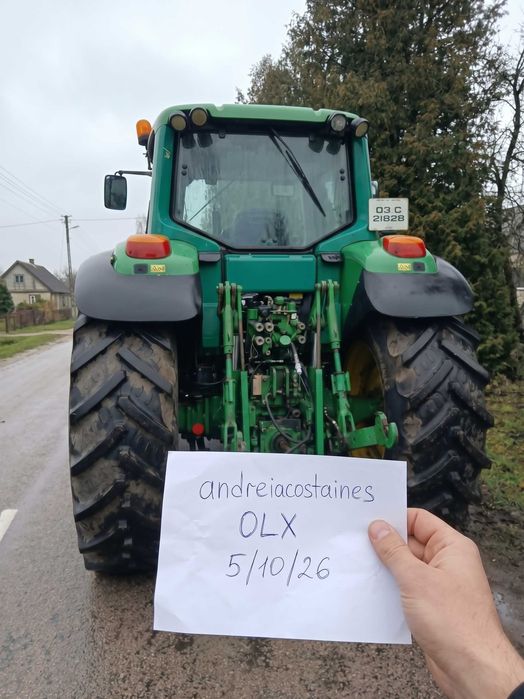 Trator John Deere 6820, PQ - COMO NOVO