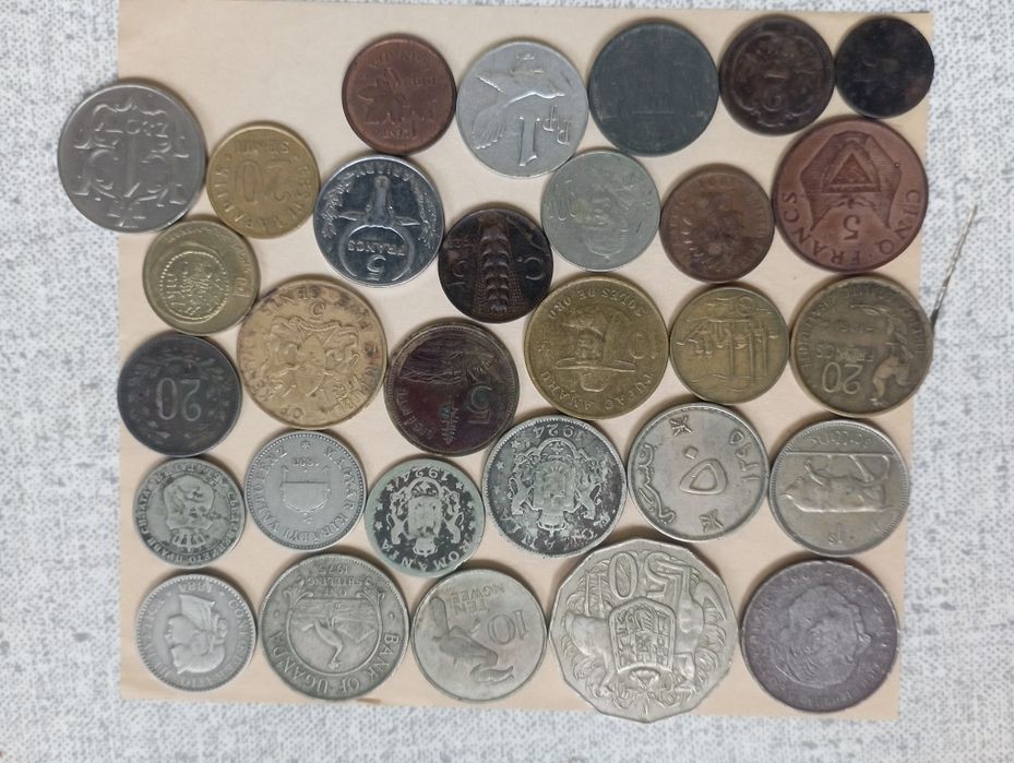 Монеты царской России, и иностранные.