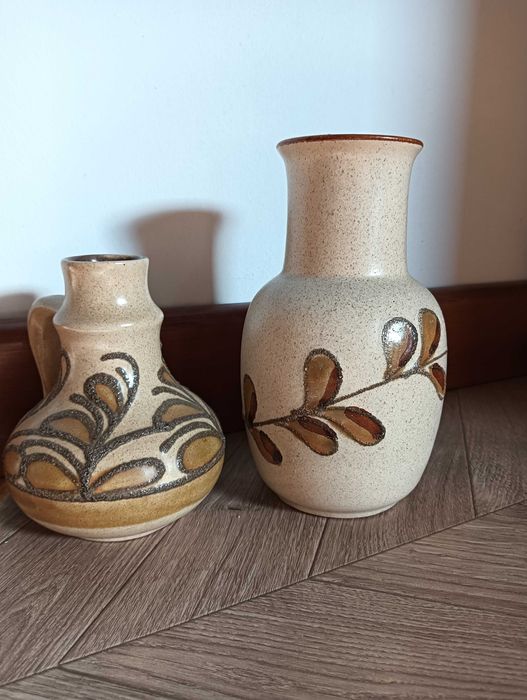 Wazon ceramiczny Strehla zestaw 2szt z podobnym wzorem