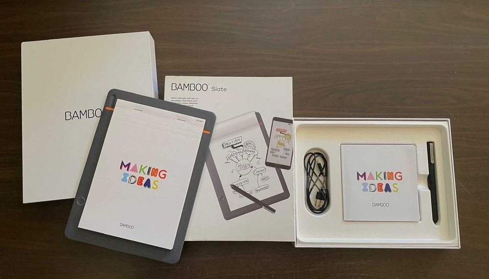 Bamboo Slate A4 - Notebook inteligente e produtivo