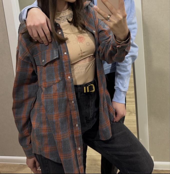 Сорочка в клітинку