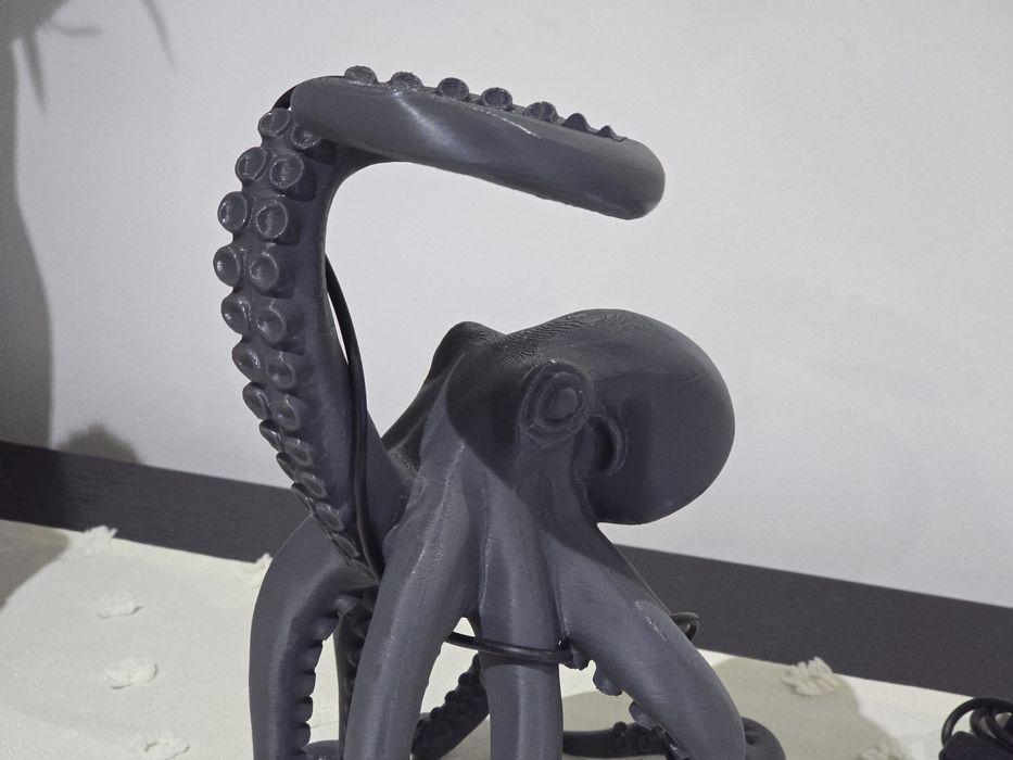 Luminária Polvo LED Grafite