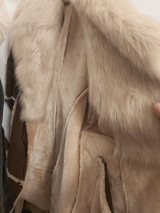 Casaco comprido de pelo