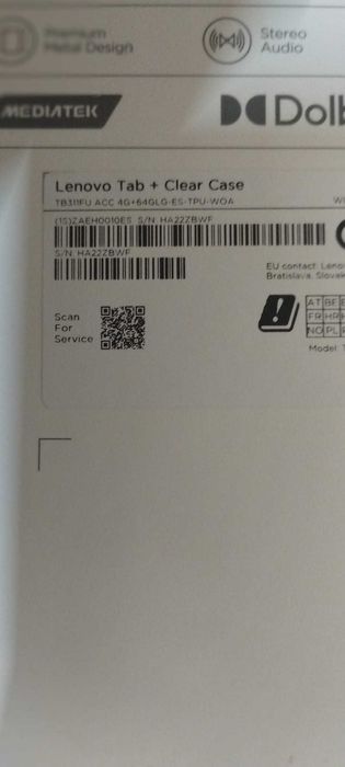 Tablet Lenovo Tab 10.1" 4GB/ 64GB Cinza c/ Capa Protetora