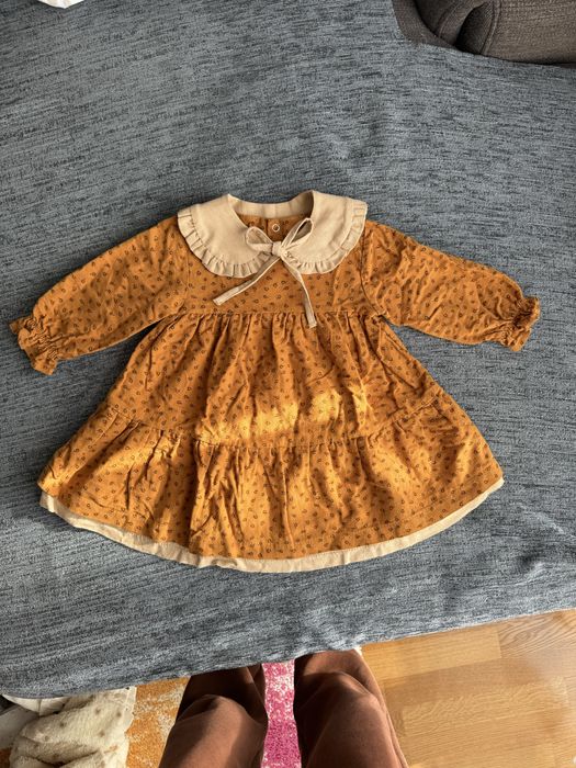 Нова сукня little angel зі знімним коміром 9-12 місяців, 80 розмір