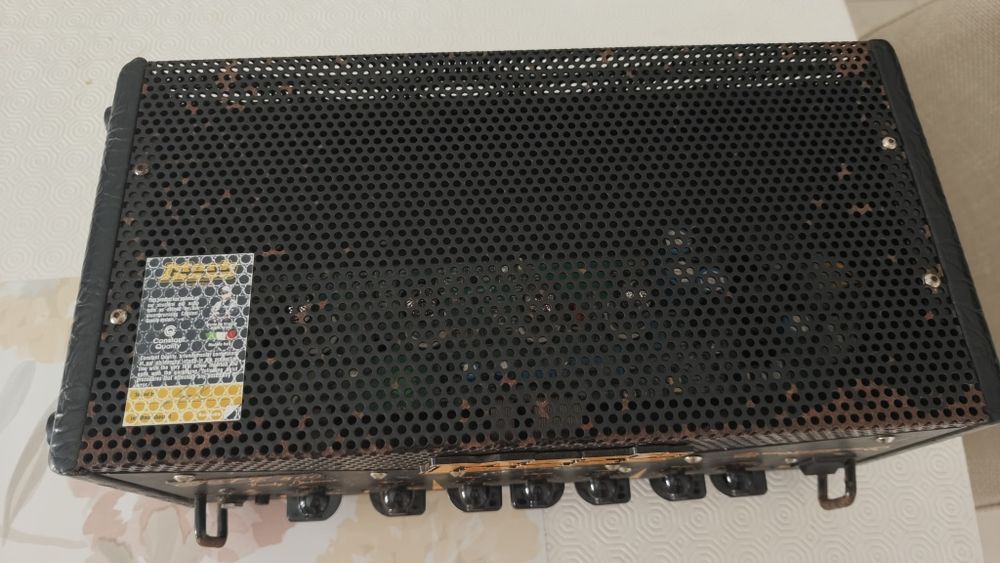 Amp e coluna de baixo Markbass