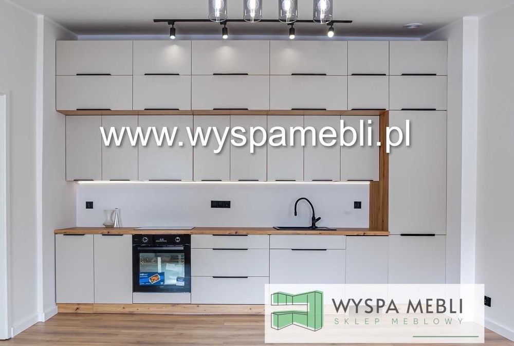 NOWA kuchnia narożna szafki kuchenne dąb cremona 160x250cm pod wymiar