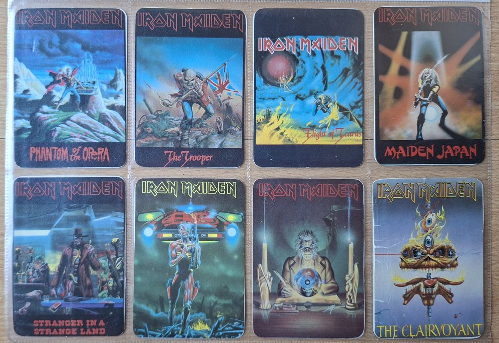 Colecção de calendários dos Iron Maiden