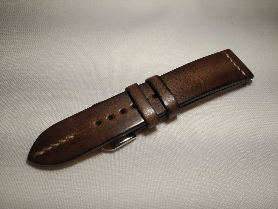 Pasek skórzany do zegarka 22 mm - szybki montaż