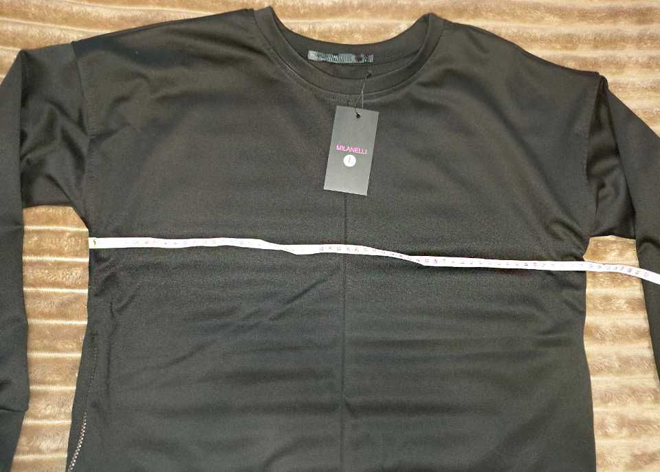 Новий Костюм трикотажний з широкими брюками, L (50-52)