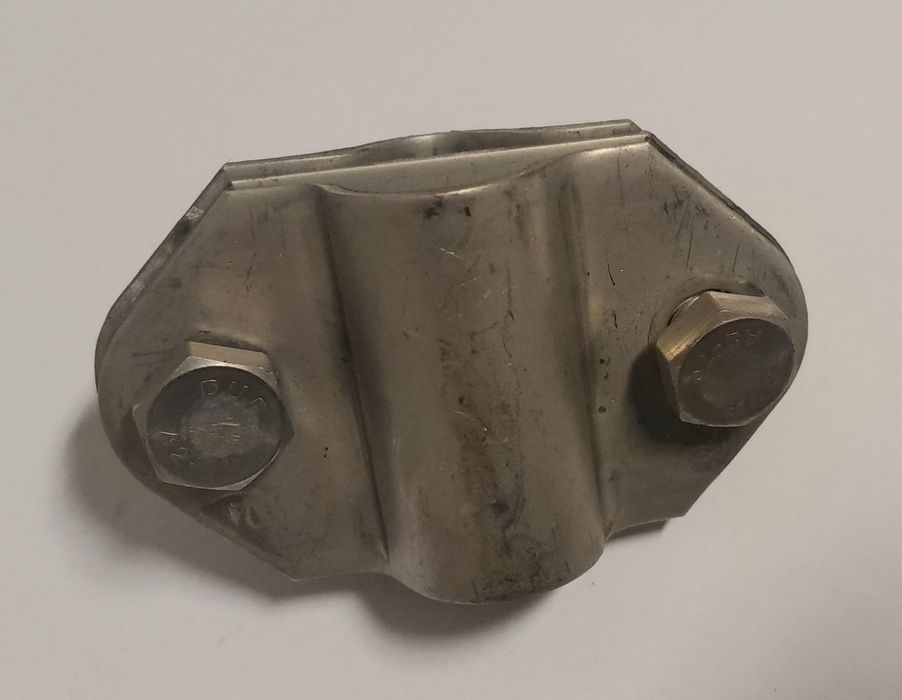 Złącze krzyżowe ocynkowane 2xM8 do uziomów 16mm