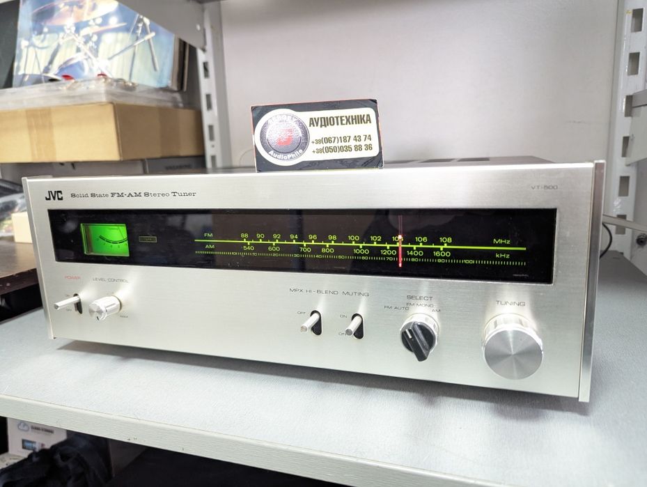 JVC VT-500. FM Stereo Tuner. MPX!. Вес 6 кг. Made in JAPAN