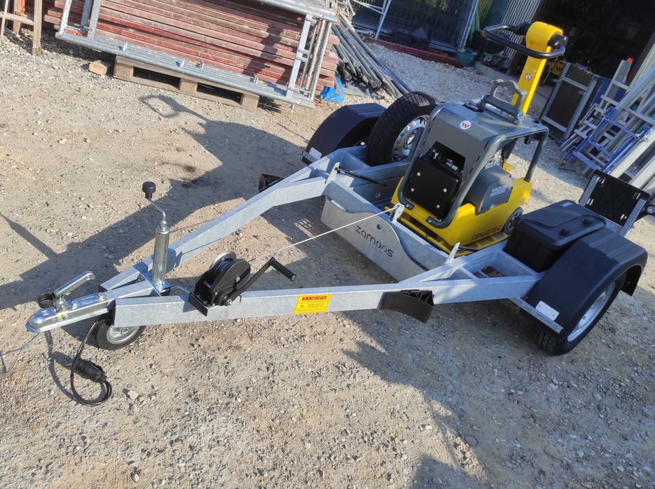 Wynajem wypożyczalnia zagęszczarka z przyczepką 250 500 Wacker Kraków