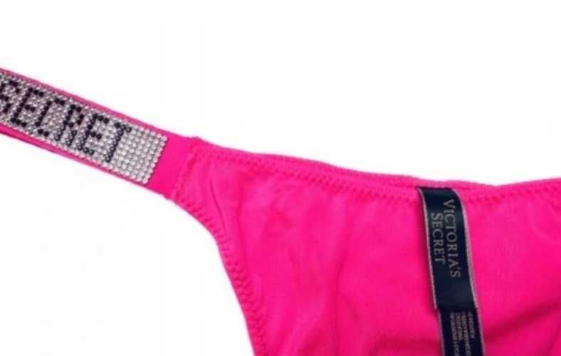 Stringi  Victoria's Secret z cyrkoniami roz.XL