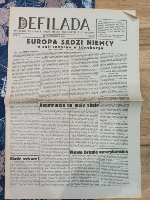 Tygodnik żołnierzy polskich Sił Zbrojnych w Niemczech Defilada
