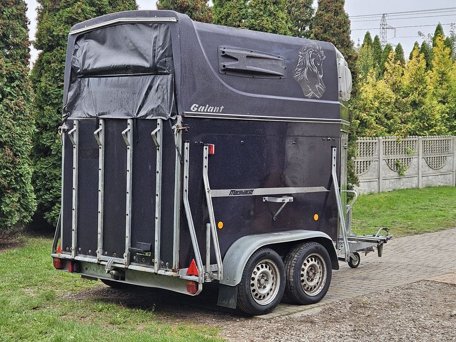 Przyczepa do koni Marquardt Galant – 100% Sprawna, DMC 2000kg, Transport