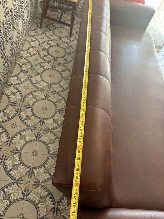 Sofa cama castanho