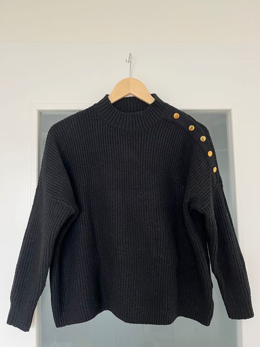 Czarny sweter XS