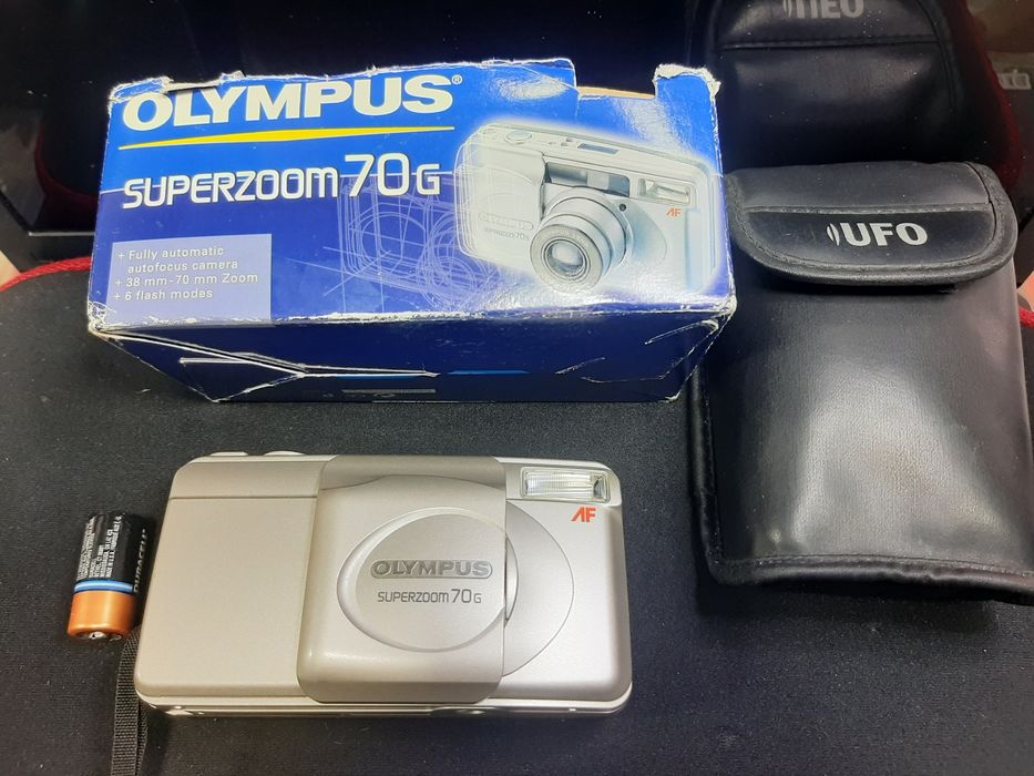新品電池に入れ替え済み！OLYMPUS SUPERZOOM 70G 新品電池に入れ替え済み！OLYMPUS SUPERZOOM 70G - フィルムカメラ