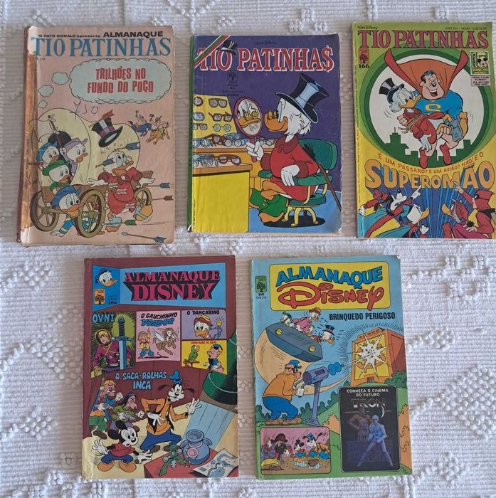 Livros BD Disney Vintage - Especial e Almanaques Patinhas / Mickey / Donald