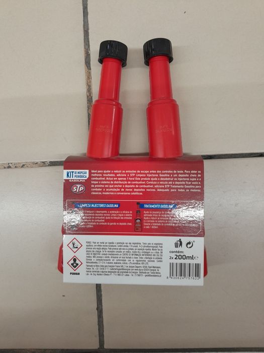 Pack 2x 200ml limpa injectores e combustível