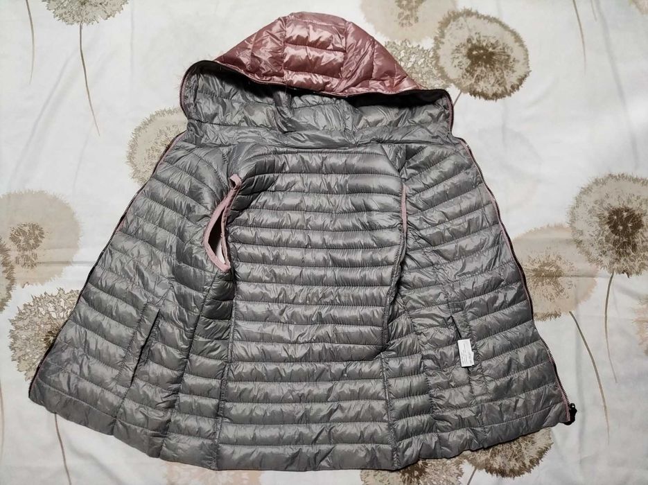 Стильна,демісезонна,двостороння жилетка для дівчинки 12-13 р