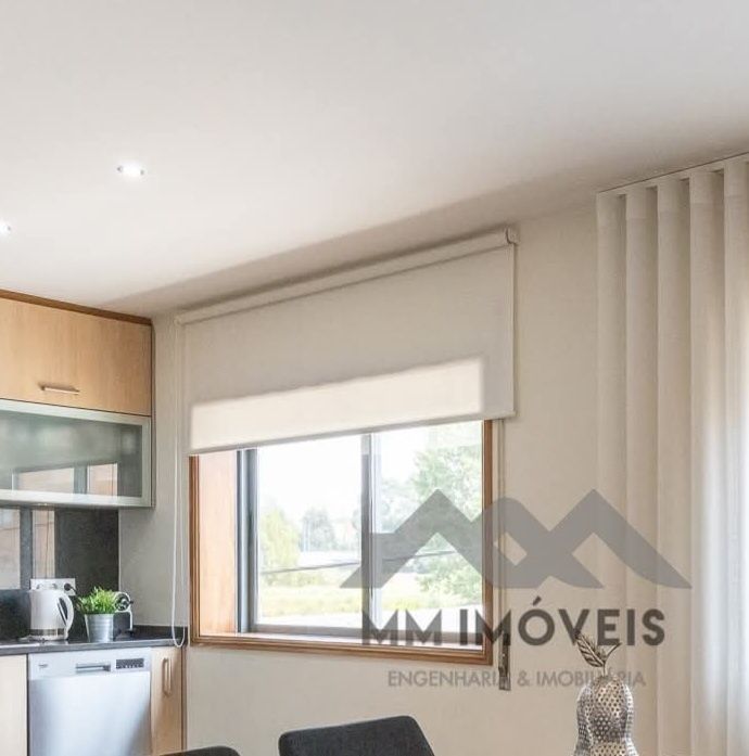 3 Estores de rolo screen (1 branco + 2 cinza)