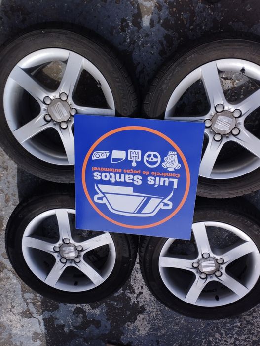 4 jantes liga leve especiais SEAT Leon furação 5x112