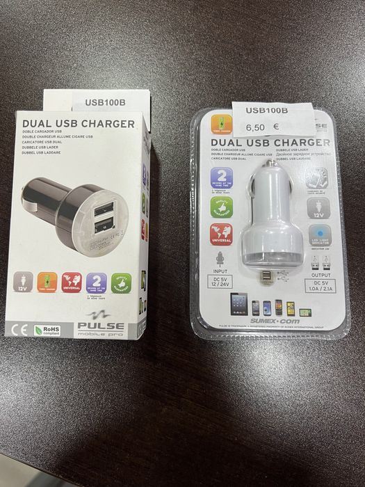 Wireless Charger / carregador de isqueiro Usb