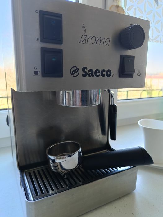 Saeco Aroma SIN 015X | Klasyczny włoski ekspres kolbowy | Made in Italy | 15 bar