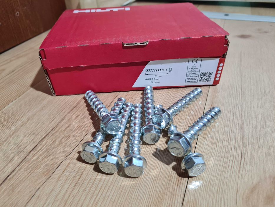 Kotwa Wkręcana HILTI - HUS4-H - 8x65 Klucz 13mm - 50szt Paczka