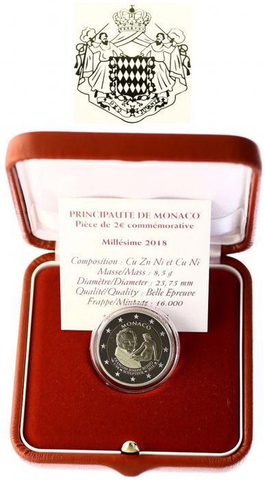 Moedas Mónaco Proof 2010 a 2021