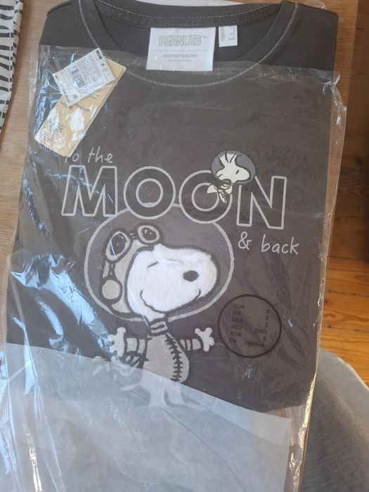 Pijama Women'secret Snoopy Moon Novo
Algodão 
Calça / Manga comprida
Tamanho S