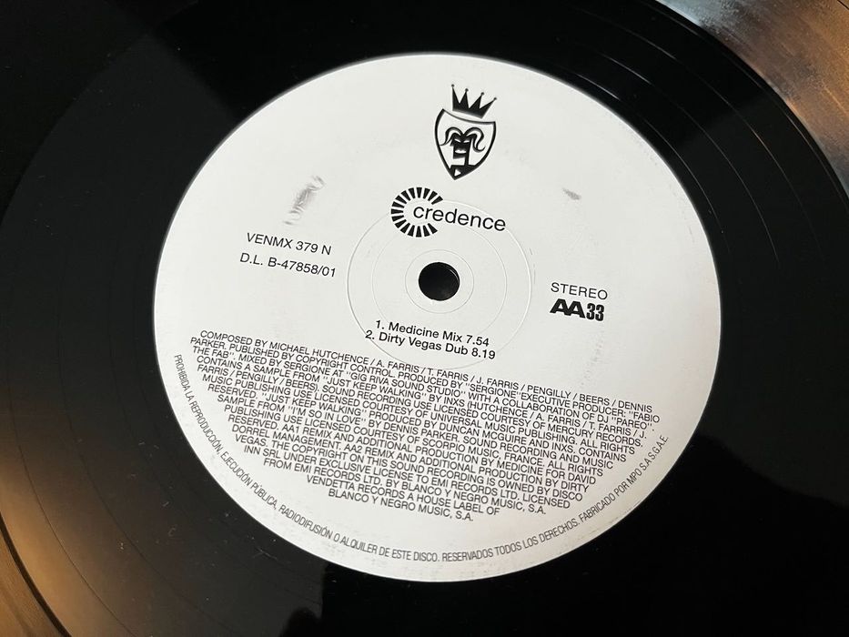 Par-T-One vs INXS - I'm So Crazy VG/Generic House