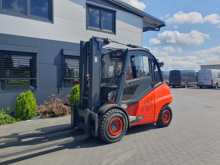 Wózek widłowy LINDE H50T-02/600 Triplex 18r Wolny Skok H45T H60T LPG