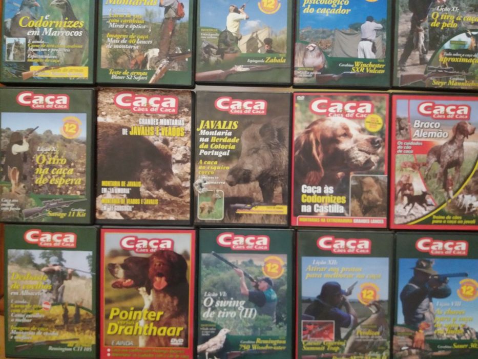 18 DVD'S Caça- Cães de Caça