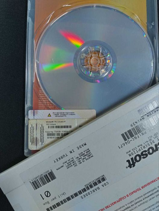 Windows Pro 7 SP1 32-bit лицензионный софт