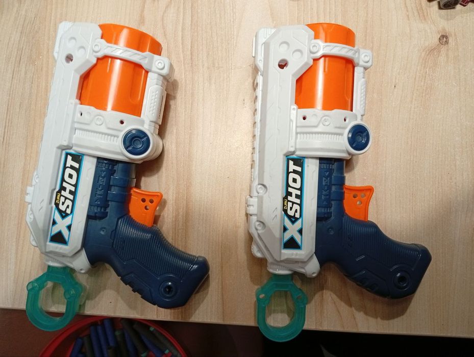 Два пистолета Xshot+патроны+секрет