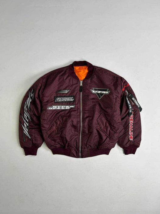 Vetements Alpha Industries MA-1 Bomber бомбер пуховик куртка S M L XS