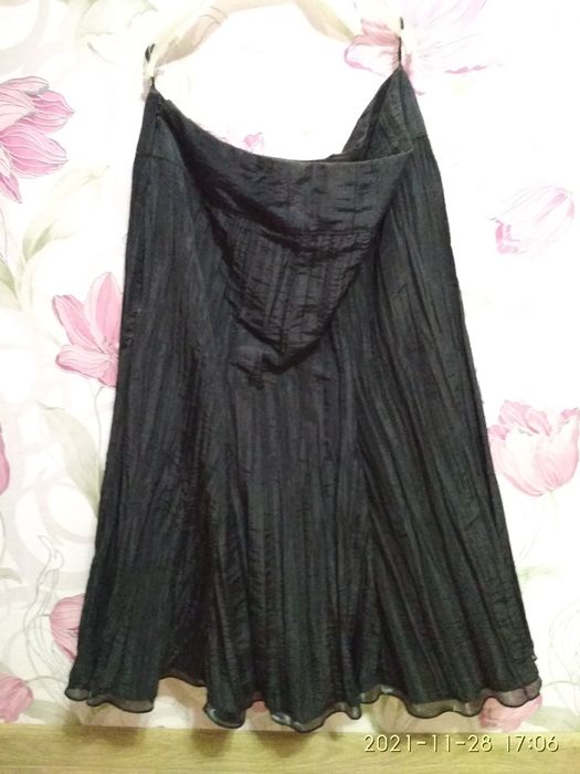 Юбка жатка черного цвета