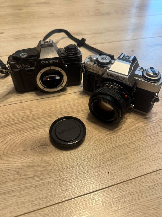 Sprzedam aparaty MINOLTA i CARENA