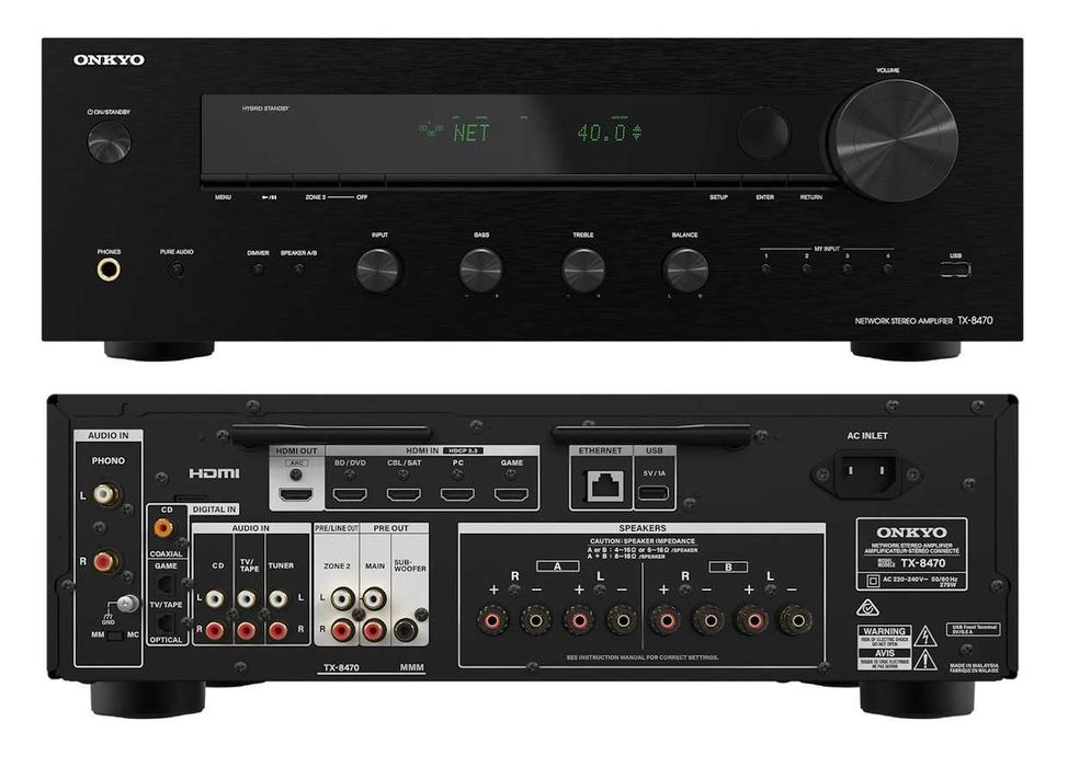 Klipsch RP-6000F II kolumny podłogowe Onkyo TX-8470 Amplituner SKLEP