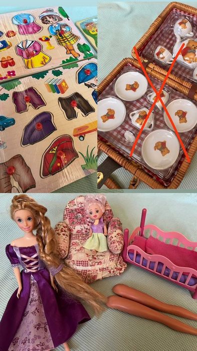 Іграшки барбі дитяча посуда безкоштовно