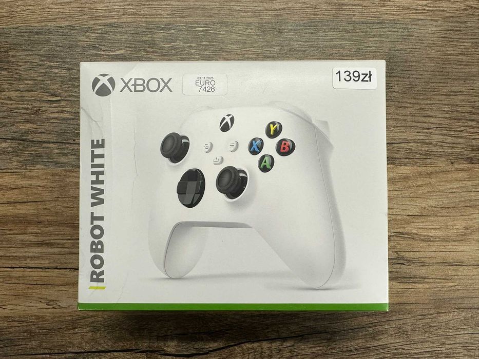 Pad kontroler bezprzewodowy XBOX ROBOT WHITE biały stan bdb gwarancja