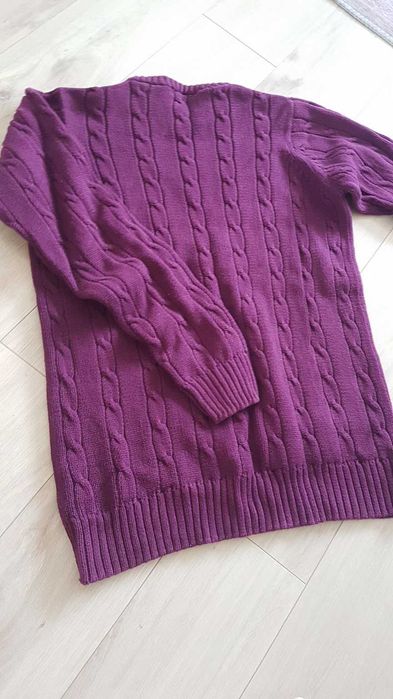 Sweter damski bawełna bordo S / M