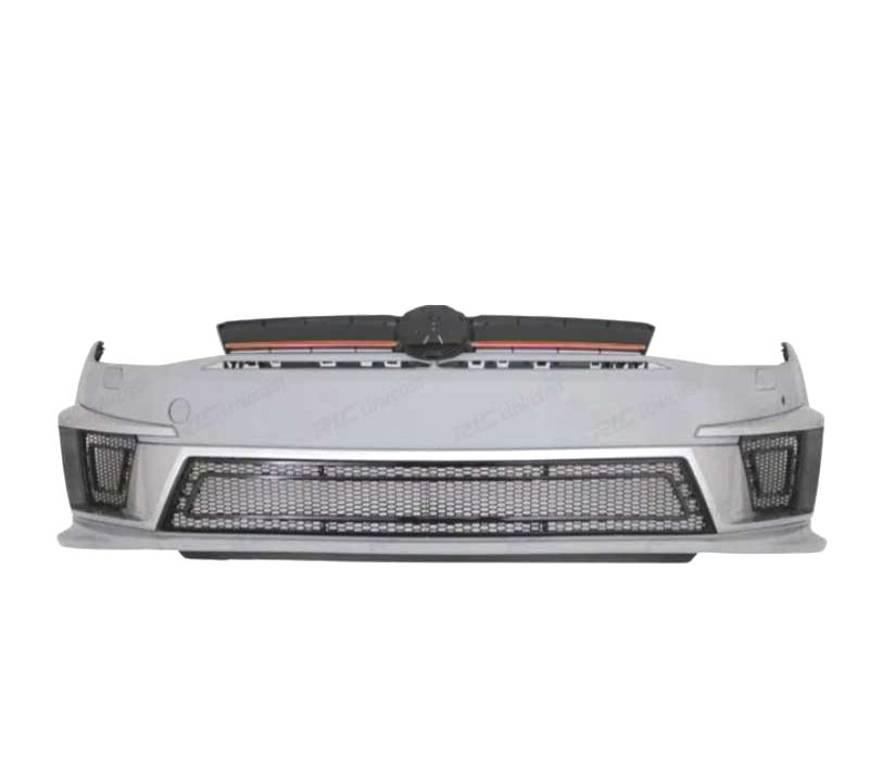 PARA-CHOQUES DIANTEIRO VOLKSWAGEN VW GOLF 7 LOOK R400 LINHA VERMELHA SRA